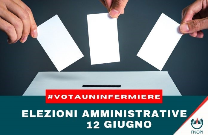 ELEZIONI AMMINISTRATIVE 2022 – VOTA UN’INFERMIERE –