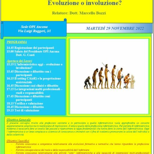 “L’Infermieristica e gli infermieri”  Evoluzione o involuzione?