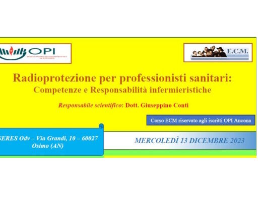 Radioprotezione per professionisti sanitari: Competenze e Responsabilità infermieristiche