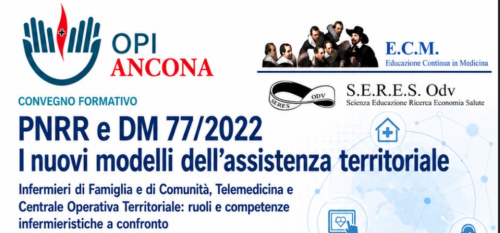 CORSO DI FORMAZIONE: PNRR E DM 77/2022: I NUOVI MODELLI DELL’ASSISTENZA TERRITORIALE